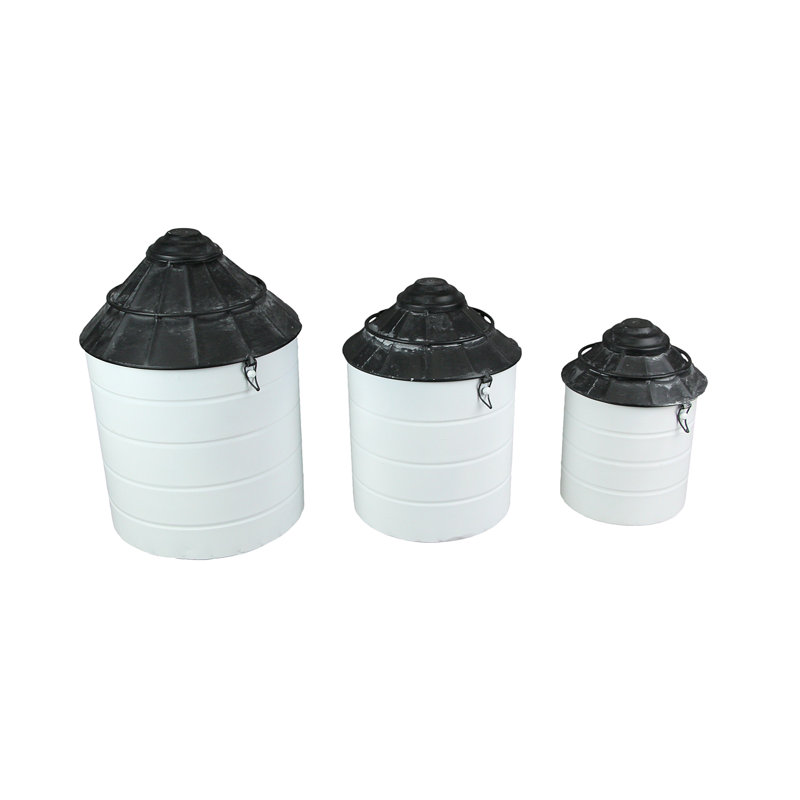 Ensemble 3 pièces de pots de rangement de cuisine