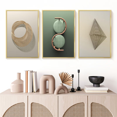 " Abstract Modern " 3 - Pieces