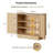 Avenley 31" Sideboard Buffet Cabinet With 2 Adjustable Shelves Storage Credenza Accent Cabinet For Dining Room Living Room Entryway-1286877870-1286877871