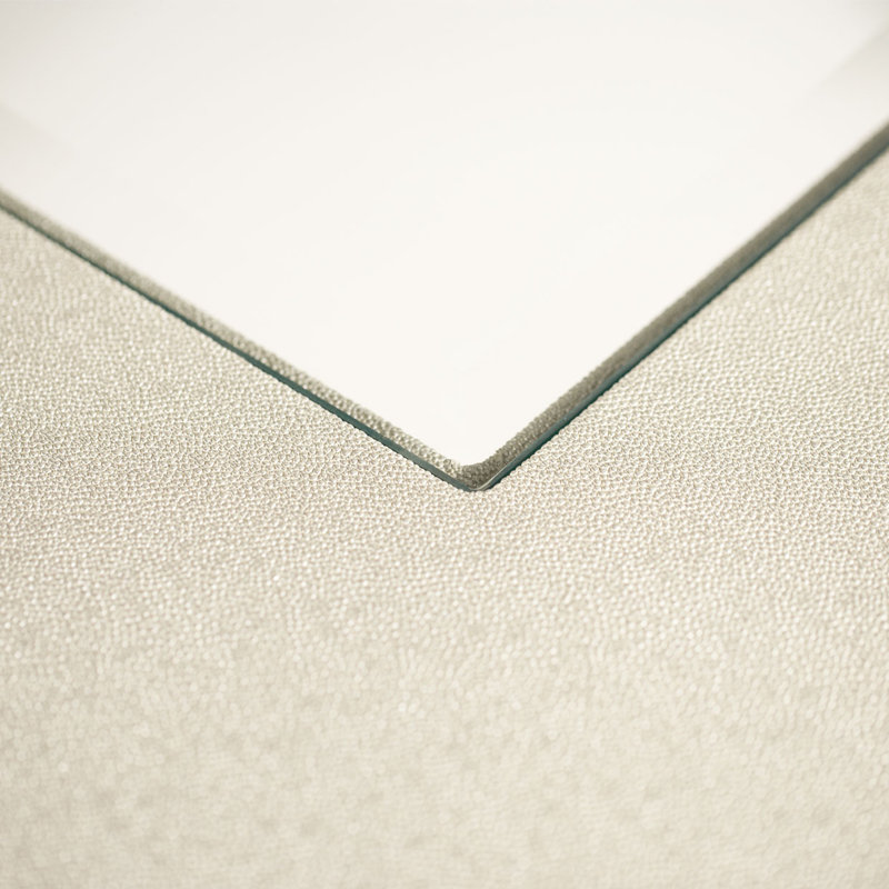 Hollywood Swank Extendable Dining Table, Pearl Caviar