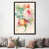 Toile encadrée de bois rustique foncé