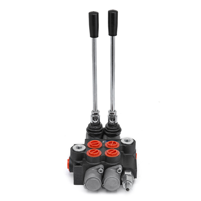 Hydraulic Valve 2 Spool Hydraulic Directional Control Valve 11gpm Hydraulic