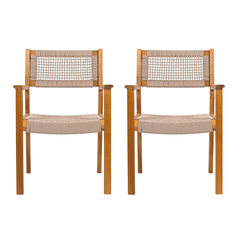Chaise de salle à manger brun clair