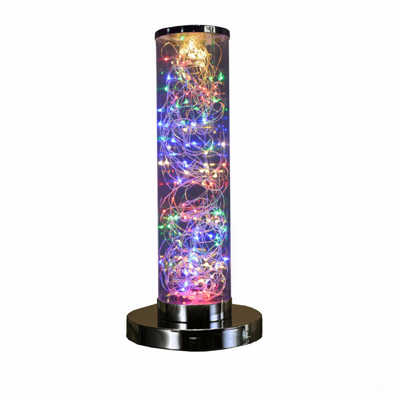 Lampe de table multicolore à colonnes et colonnes Namiri