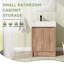 Meuble-lavabo simple avec plateau de meuble-lavabo 23,67 po Jontarius