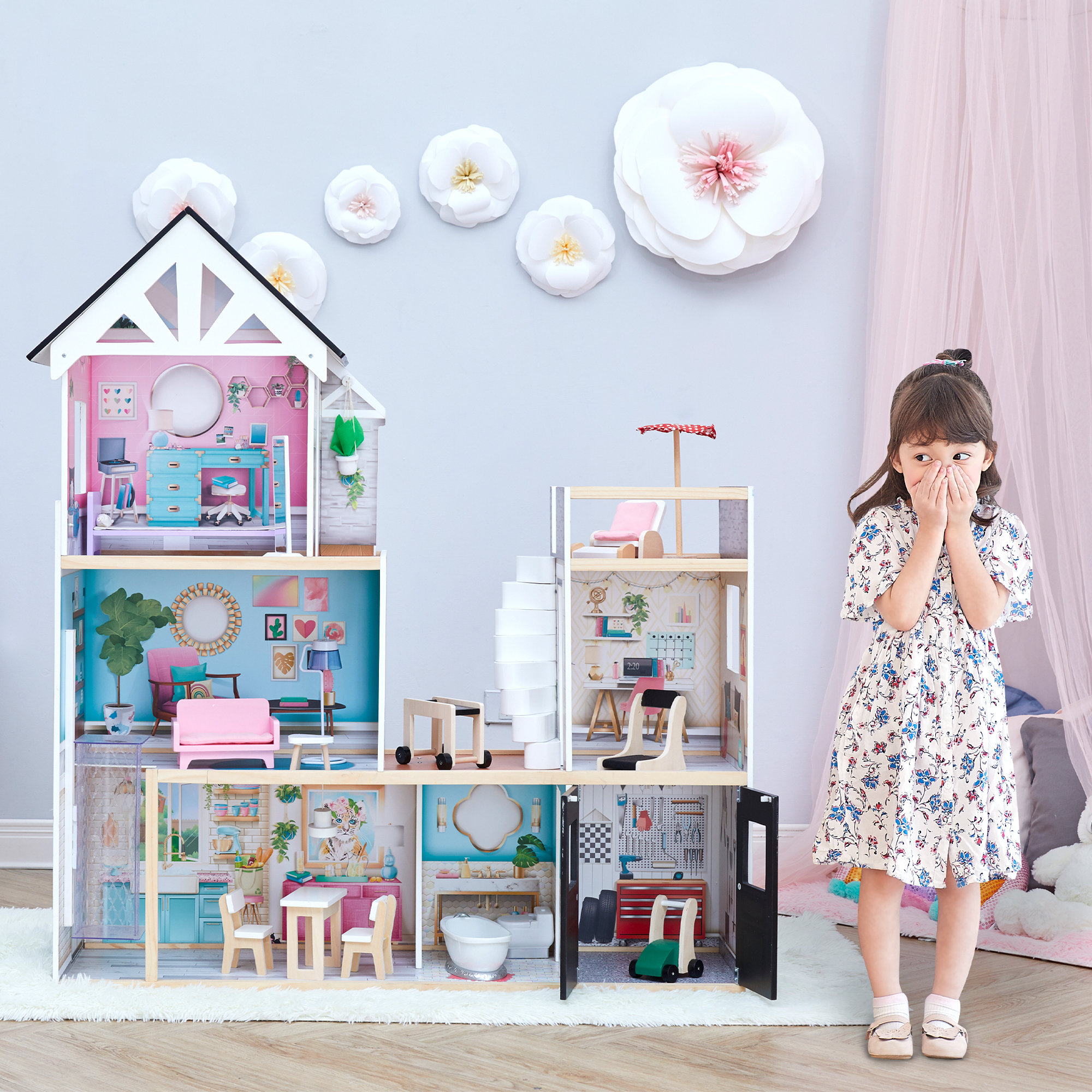 Teamson Kids Dreamland Mansion Doll House