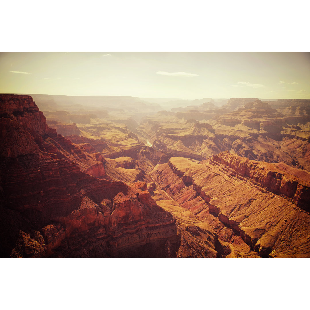 Der Grand Canyon von Powerofforever - Leinwandbild