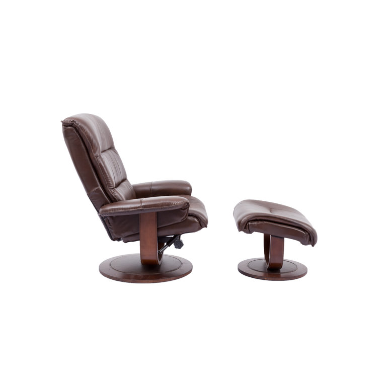 Rahima Swivel Recliner with Ottoman