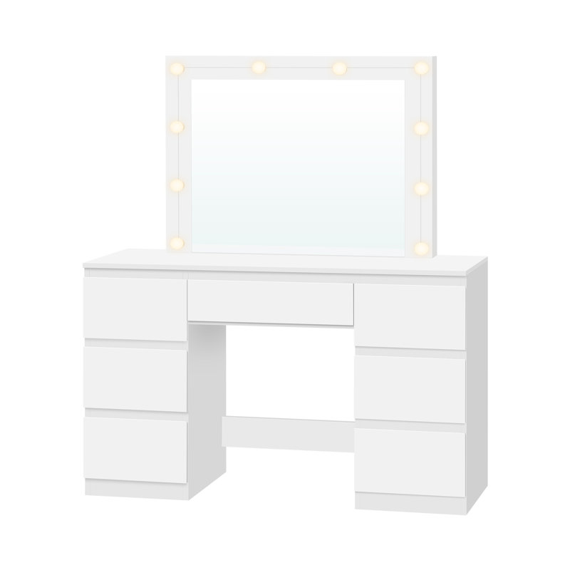 Almir Dressing Table with Mirror