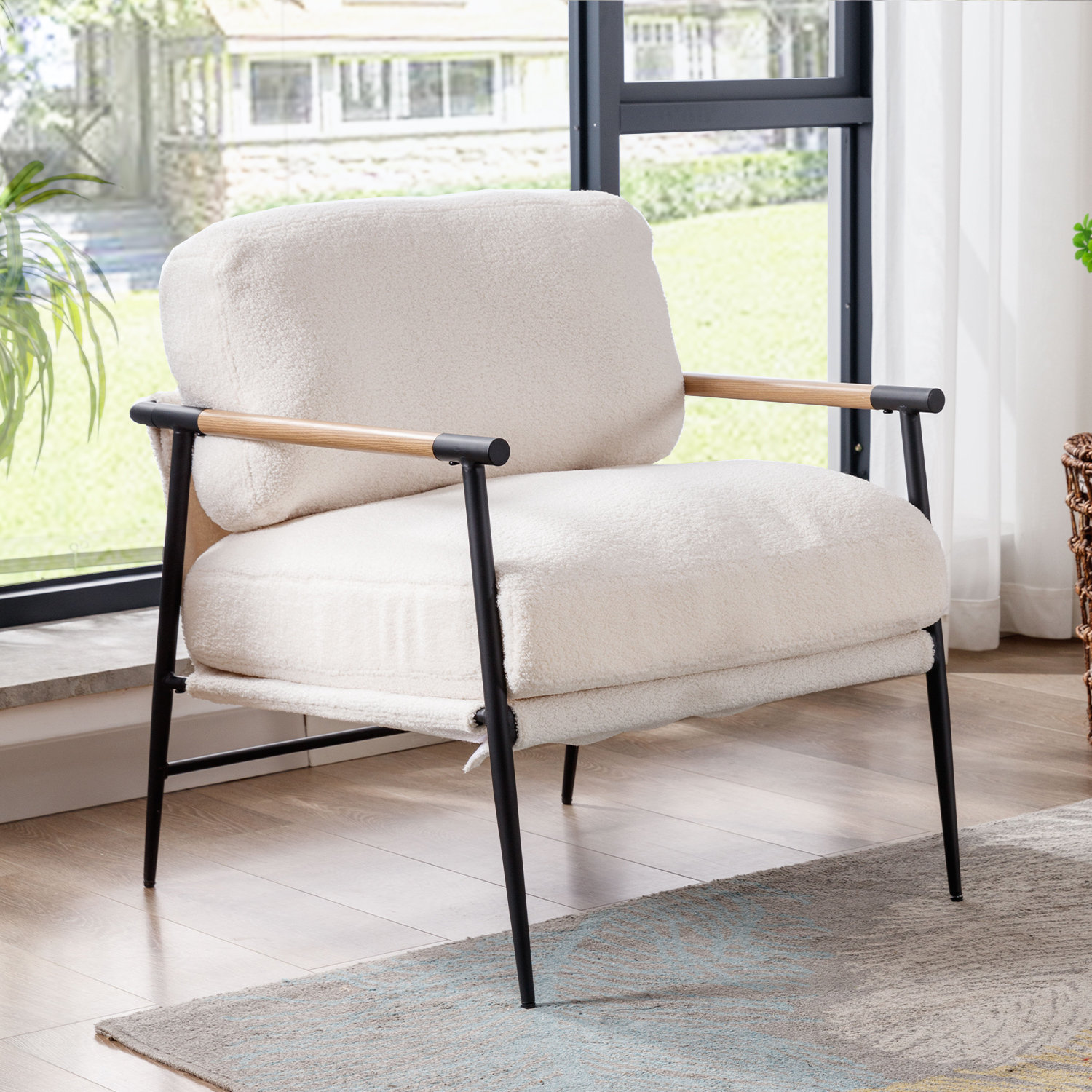 George Oliver Johniyah inches Wide Armchair Reviews Wayfair Canada