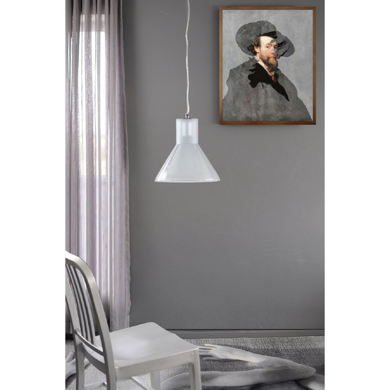 Boatwright 1 - Light White Cone Pendant, Gloss White