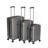 Modern dark gray suitcase