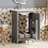 20" Small Bathroom Vanity - Ceramic Basin, Soft-close Door & Double Door Shelves