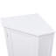 Armoire de salle de bain d'angle avec tablette réglable-408073984