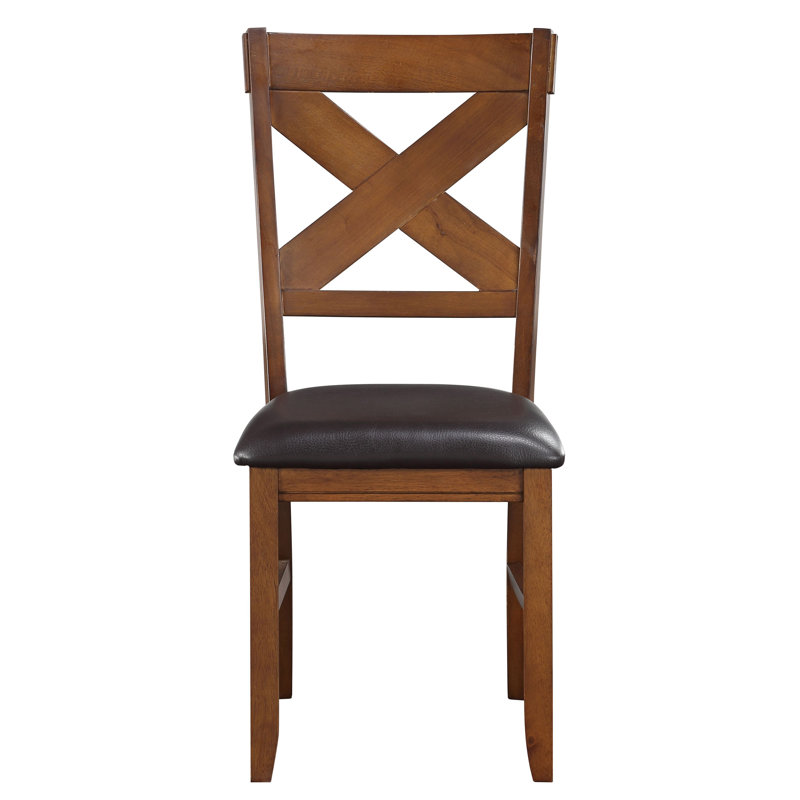 Chaise d'appoint Glamis, structure en bois massif (2 pièces)