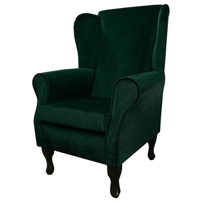 74cm Wide Tufted Velvet Wingback Chair