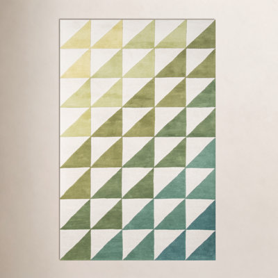 Glory Hand Tufted Wool Polka Dots Indoor Rug