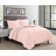 Ensemble d'édredon de 3 pièces en microfibre à nervures Swift Home - couleurs unies et motifs rayés - toutes saisons, durable, facile d'entretien-156299573-156299569