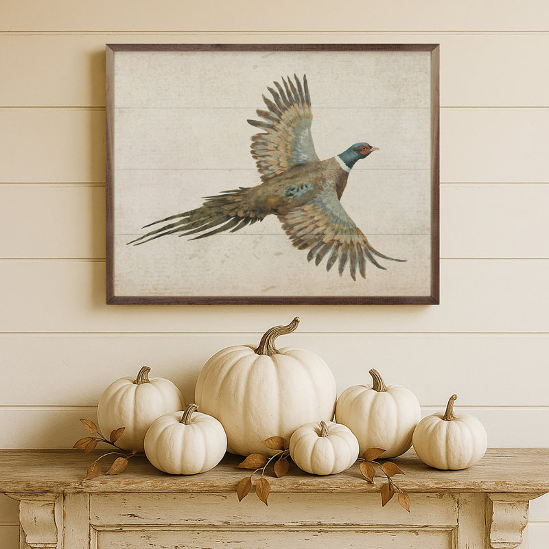 Pheasant, 16" H x 20" W