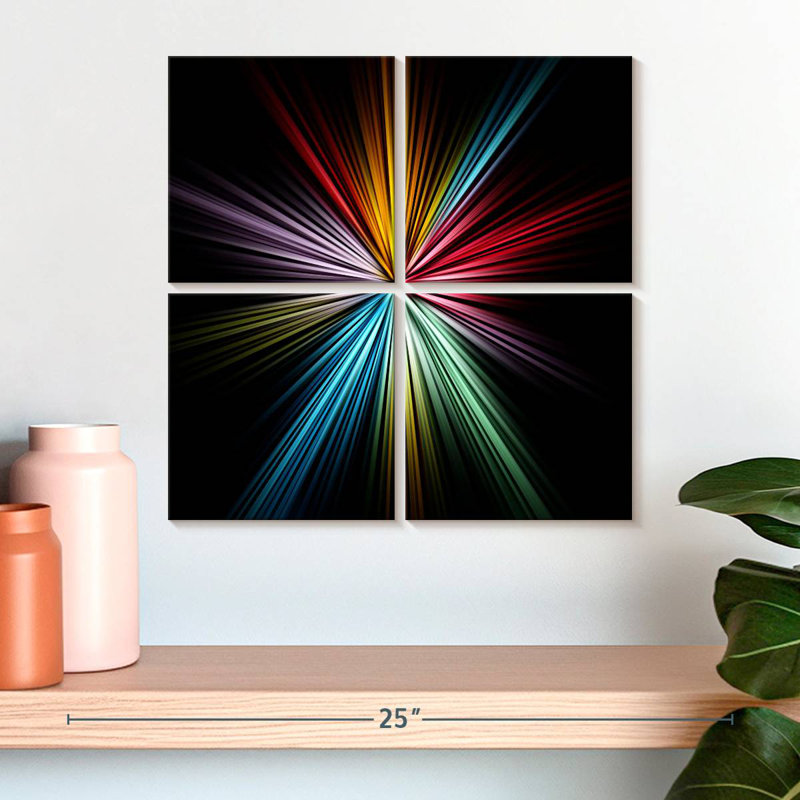 Avery Radial Rainbow, H 18 po x l 18 po