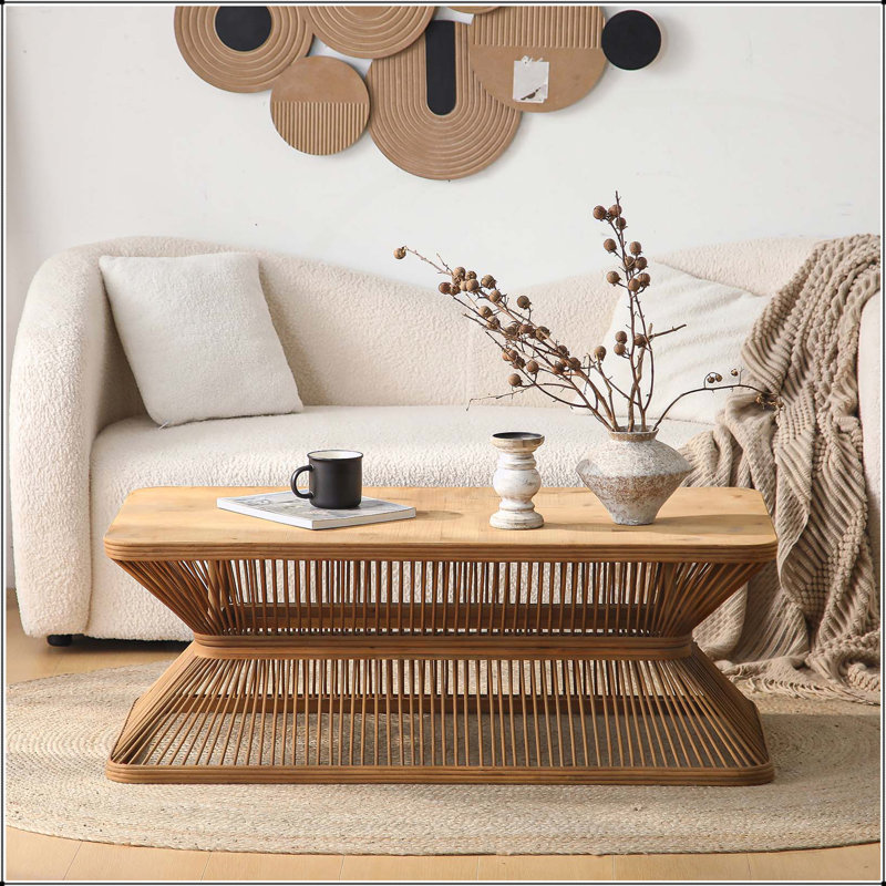 Mid-Century Modern Coffee Table, 43.3\