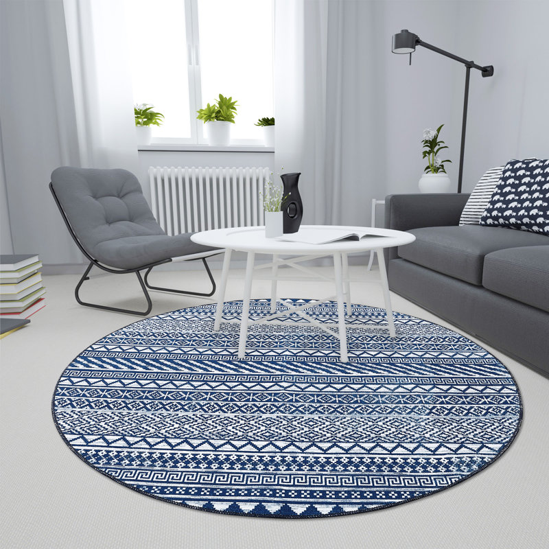 Tapis en polyester Karell, Rond 4 pi