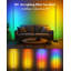 Lampe sur pied d'angle, lampe de coin à DEL intelligente RVB avec application et télécommande, lampe sur pied moderne avec 16 millions de couleurs, synchro musicale, modes scène, lampes sur pied à changement de couleur pour le salon, la chambre à coucher