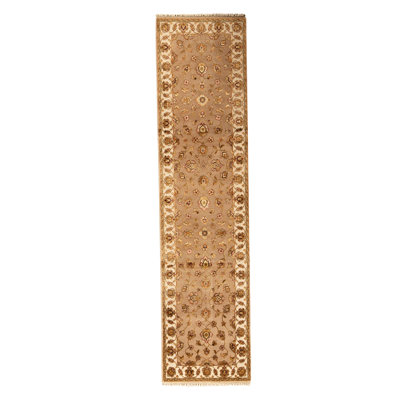 Hand Woven Silk and Wool Oriental Area Rug