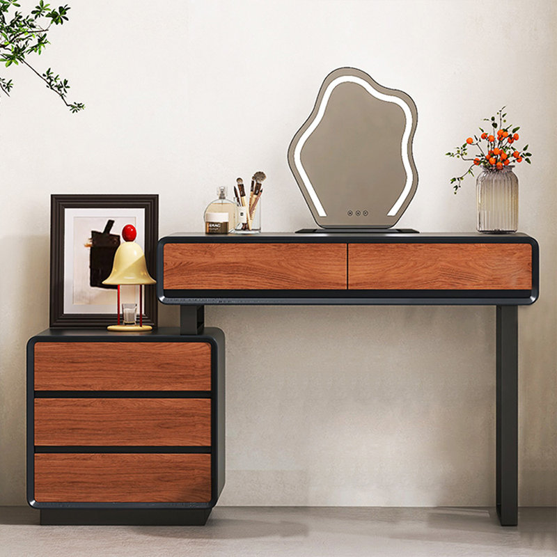 Makeup Vanity with Light mirror,5 drawers