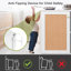 Armoire de rangement Barthol avec portes en rotin, armoire buffet et tablettes réglables pour le salon-2127344412