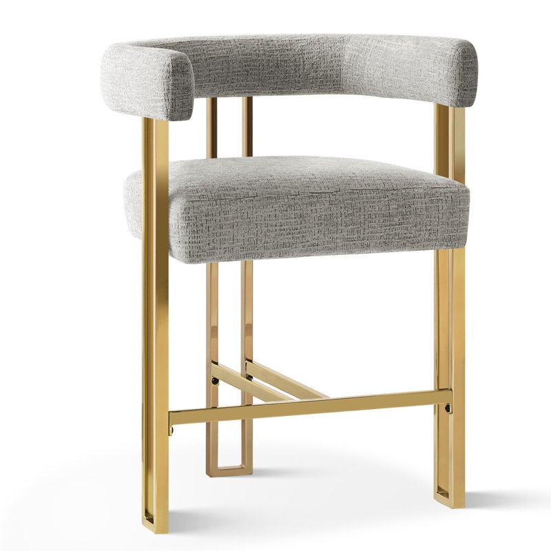 Tabouret de comptoir 25 po, Gris