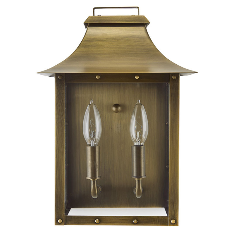 Hayes Wall Light, Aged Brass