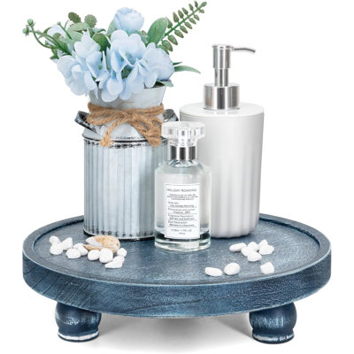 Bathroom Decorative Tray, Blue