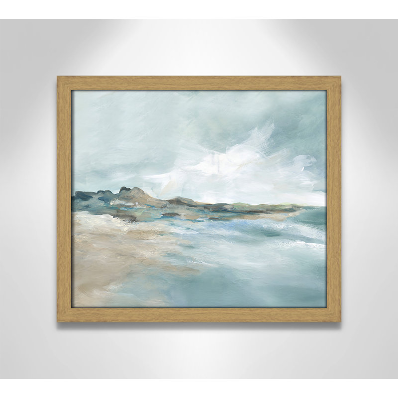 Imprimé Sandpoint par Carol Robinson, Reproduction encadrée sans passe-partout, Naturel, H 13 po x l 15 po x P 0,75 po