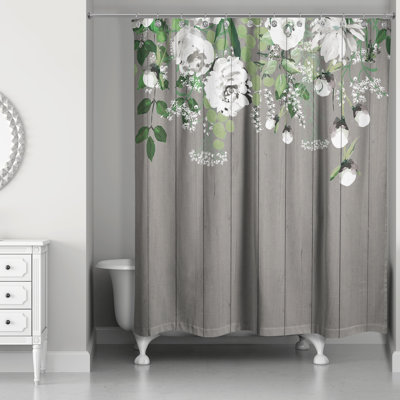 Rideau de douche simple Tonia