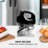 OVENTE 5-Speed Electric Hand Mixer with Stainless Steel Mixing Whisk, Snap-On Storage Case, Portable & Lightweight 150W Motor, Compact Handheld Mixer for Baking, Blending or Cooking, Black HM151B-54432598