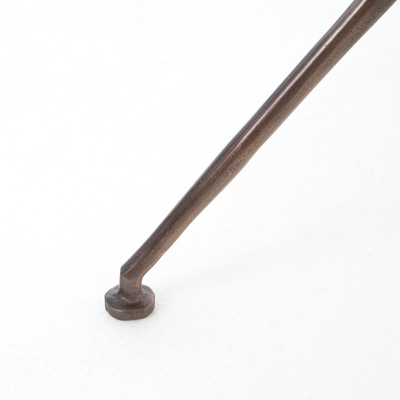 Schmidt Outdoor Side Table, Antique Rust