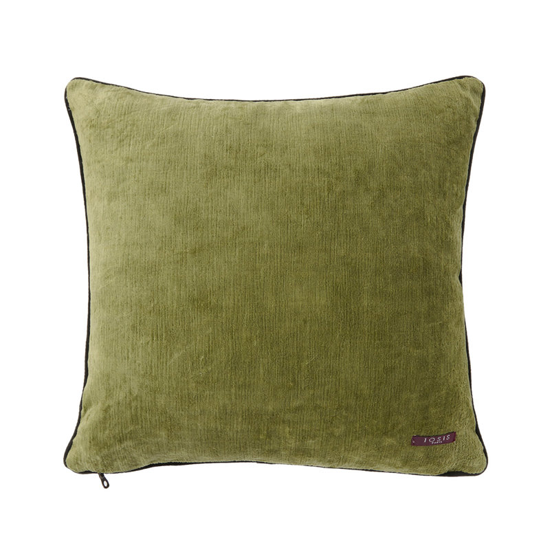 Boromee Velvet Pillow Cover & Insert, Square 18", Purple