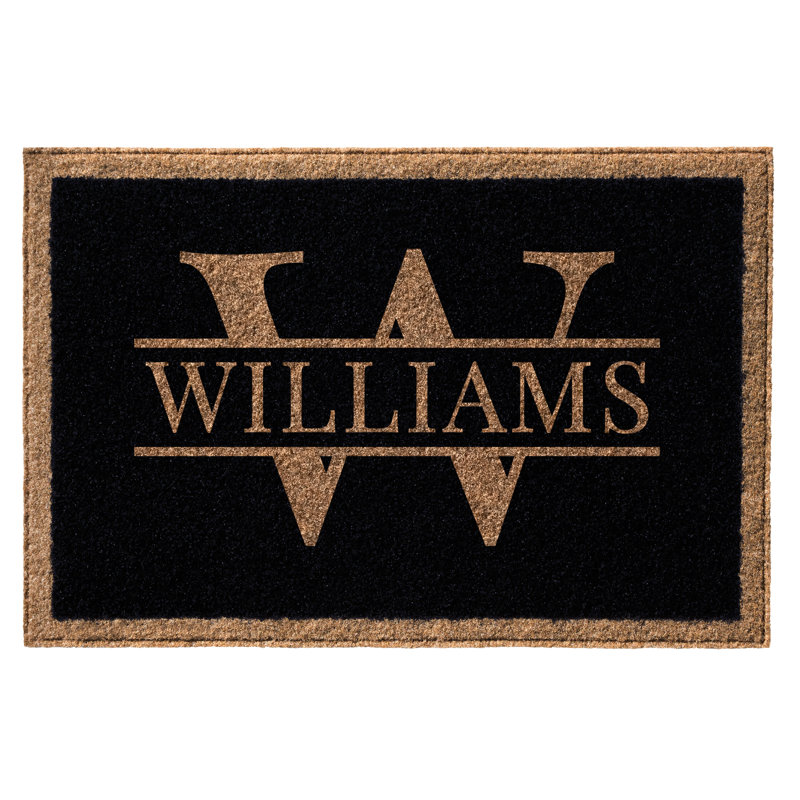 Tapis de porte extérieur antidérapant Boalt, Oui, Noir, H 24 po x l 36 po