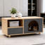 Enceinte de litière pour chat, table d'appoint avec condo pour animal de compagnie, tiroir
