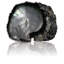 4" x 4" Authentic SeaShell Listello/Border Tile in Black Mother of Pearl