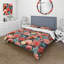 Ensemble de housse de couette Coral Tropical Floral Breeze Gardens-718922502