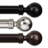 Sphere 1.5" Adjustable Length Drapery Curtain Single Rod-119223090-119223089