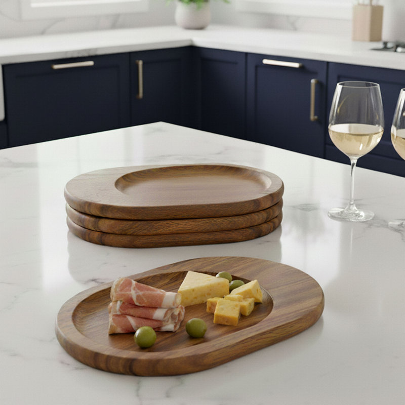 Plateau de service individuel Bluejacket - ensemble de 4