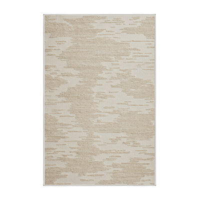 Tapis beige lavable à la machine