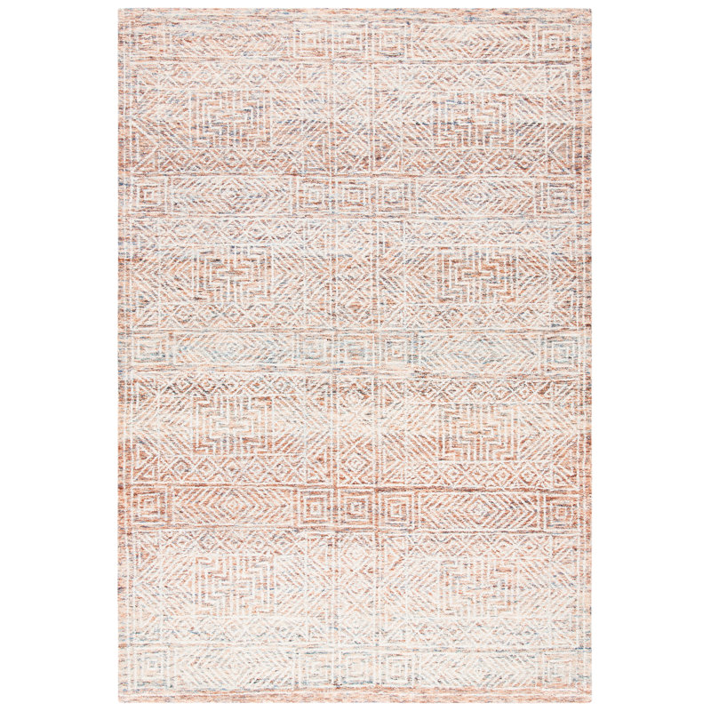 Essence Hand Tufted Wool Geometric Rug, Rectangle 5' x 8'