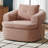 Upholstered Swivel Barrel Chair-431968075-430948554