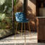 Ensemble de 2 tabourets de bar plaqués or l 20,25 po x P 18,75 po x H 37,75 po Rio Claro