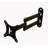 Articulating Arm Mount Bracket for 12" - 24" LCD LED Flat Screen Monitor Displays
