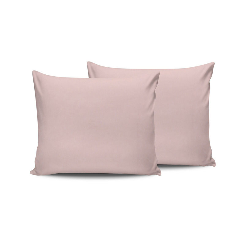 Ensemble de taie d'oreiller (2 pièces), Rose